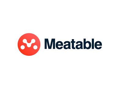 Meatable Logo branding cellular design graphic graphic design logo petri dish startup logo