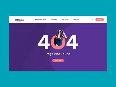 Epilepsy Foundation 404 Page