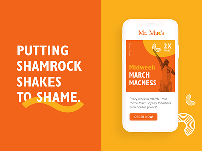 March Macness at Mr. Mac's art direction brand and identity branding color theory creative direction email blast email campaign graphic design