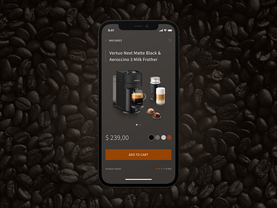 Nespresso Concept coffee concept machines nespresso simple ui