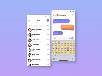 Direct Messaging app app chat dailyui message ui
