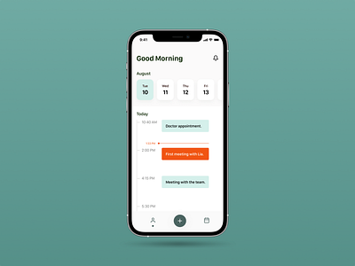 Calendar app calendar dailyui design schedule ui