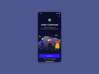 Confirmation 054 app confirmation dailyui design order ui