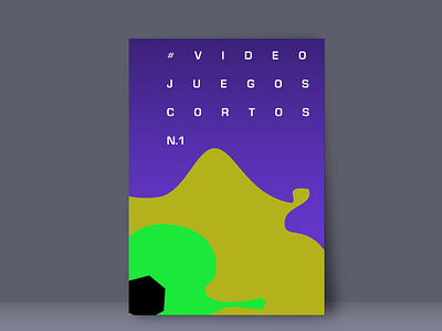 # Video Juegos Cortos N.1 colors design eurostile event event branding form gradients illustration layout lines minimal poster videogames