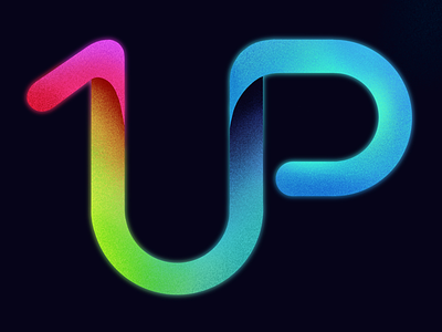 1UP 1up hand lettering illustration ipad ipad pro lettering procreate sketching typography