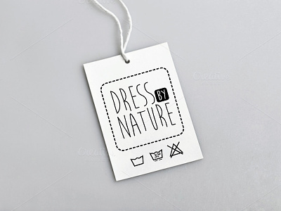 dress by nature brand and identity logo logotype