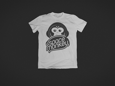 space monkey tshirt adobe illustrator brand and identity design illustration logo logotype tshirt