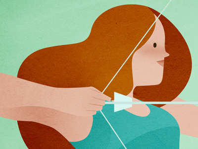 archer editorial horoscope illustration woman