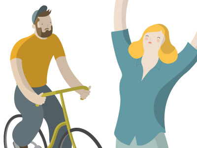 bike bike editorial illustration vector