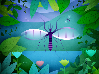 The Lancet cambodia illustration malaria mosquito