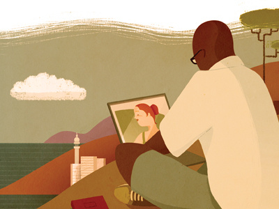 study africa client editorial illustration learning technology