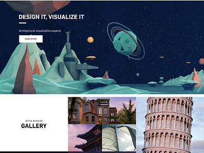 Attik Studios Homepage by Vivek Ravin for Housing on Dribbble