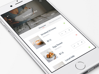 Food Delivery App app delivery food ios iphone lunch meal mobile design restaurant