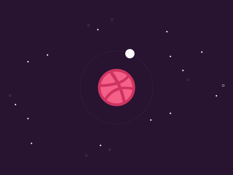 1 Dribbble Invite available comet dribbble invitation invite moon night planet player space stars