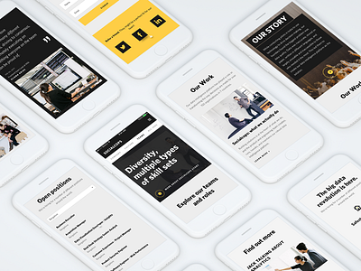 SocialCops - Responsive Mobile Web about career company culture design layout mobile web responsive socialcops team ui