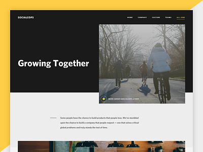 SocialCops - Culture Page about career company culture design socialcops team ui web web design