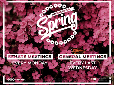 Spring Meeting Dates