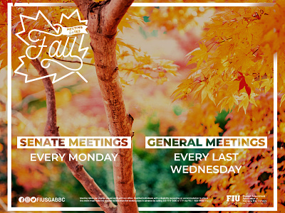 Fall Meeting Dates