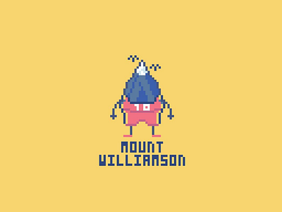 NBA Alter Egos: Zion Williamson alter art birds blue ego mount williamson mountain nba noew orleans pelicans pixel pixelart red white yellow zion williamson