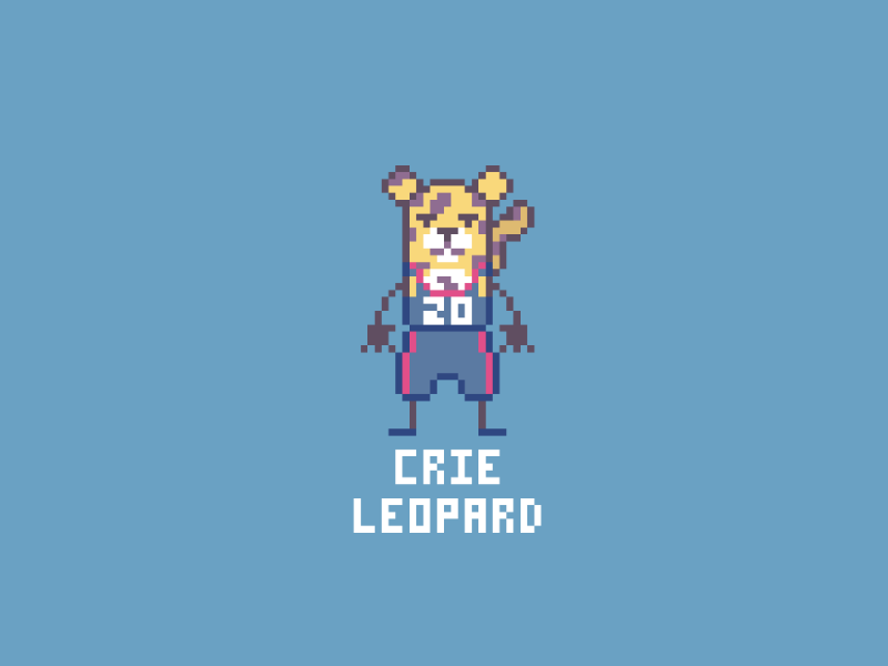 NBA Alter Egos: Kawhi Leonard ego alter blue white red pixelart art pixel los angeles clippers leopard claw klaw crie leopard kawhi leonard nba