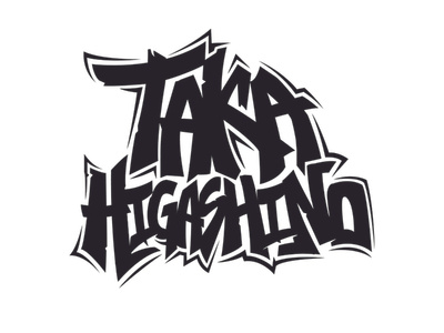 Taka Higashino artistic design design agency designer fmx freehand freestyle graffiti graphic design illustration illustrator lettering lettering artist logo logo inspirations logo maker minimal names style guide typography