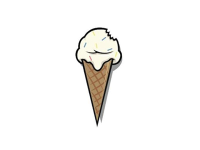 Waffle cone please brand pieces branding designer graphic design ice cream identity logo inspirations logo shop printing sticker design wacom website yumm