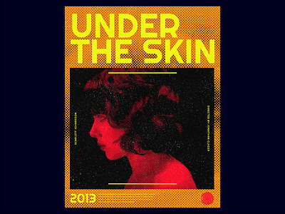 Under the Skin animation app branding design film icon illustration illustrator layout lettering logo minimal movieposter poster type typography ui vector web website