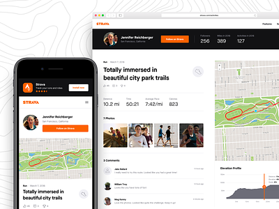 Strava Athlete Activity app cycling experimentation fitness growth design product design running strava web design