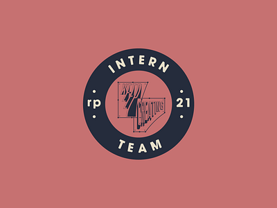 Keep Creating: Intern Team Badge — redpepper Collection badge design graphic art graphic design illustration vector