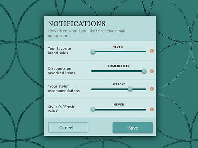 Settings - DailyUI 007