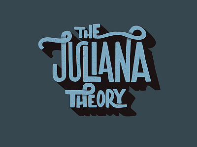 Juliana Theory lettering bands hand lettering logo the juliana theory typography