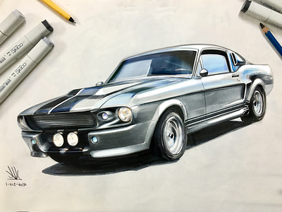 Eleanor GT500-Sketch