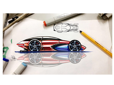 Concept car illustration