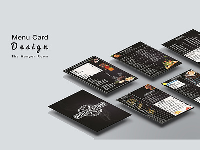 Menu Card branding design food illustration menu card menu design paper restourant typography vector
