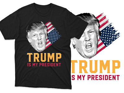 Trump T-shirt Design apparel band branding design illustration t shirts tshirt tshirt art tshirtdesign typography vector