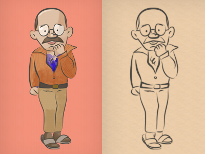 Mr. Fünke Illustration character digital fun illustration paint