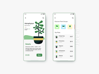 Plant Shop_UI appicon branding cactus dailyui design ecommerce app icon illustration minimal plant shop plantapp plants ui uichallenge uidesign uiux vector weather