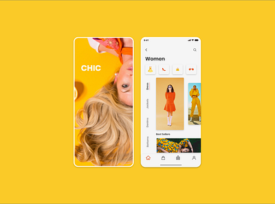 CHIC_ app appicon chic clothing design ecommerce ecommerce app icon illustration minimal quarantine ui uidesign uidesigner uiux ux