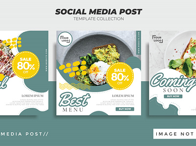 Social Media Post Best Menu commercial women