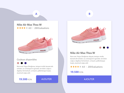 Ecommerce UI-cards