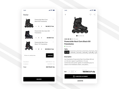 E-commerce UI Cart Checkout cart checkout designer e commerce orders shopping skate skating ui uidesign uxdesign