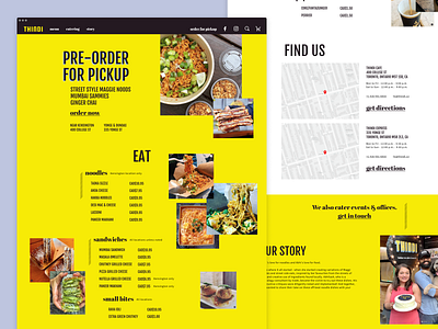 Thindi Homepage Redesign design ui ux web