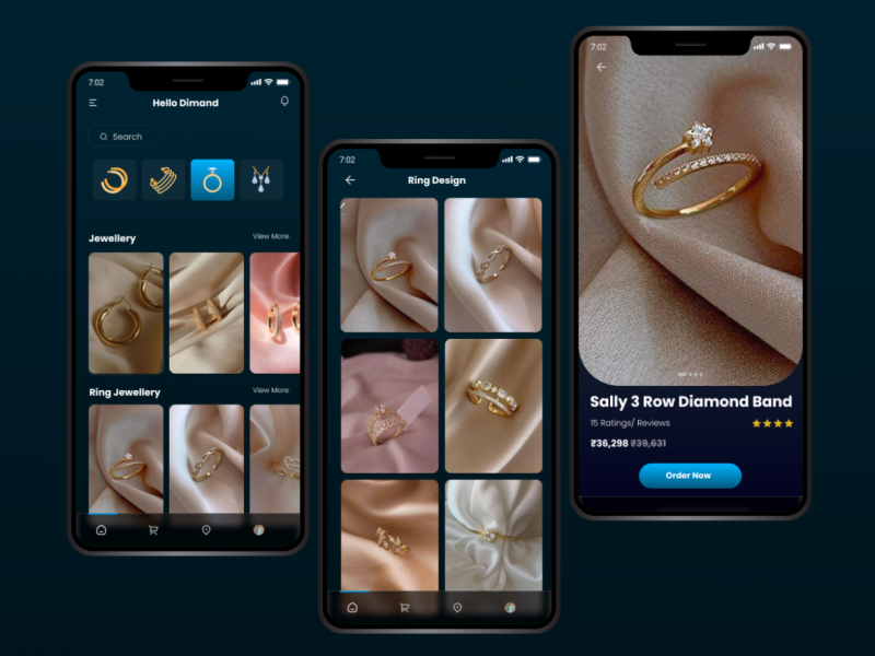 Jewellery Application by Simran kaur on Dribbble