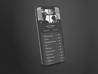 Dark music player