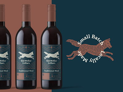 Slaymaker Cellars Label Design badge design branding clean design identity illustration label design layout minimal packaging typogaphy typography