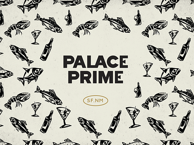 Palace Prime Seafood + Steak Restaurant Branding