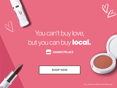 Marketplace Valentine's Day Ad