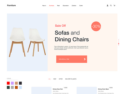 furniture Landing Page