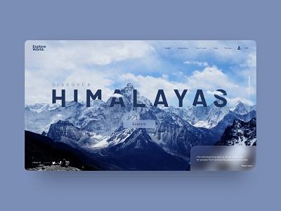 The Himalayas Landing page Concept Design