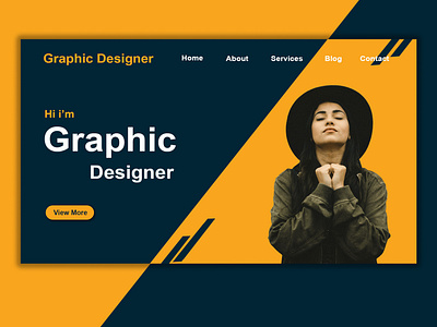 Graphic designer web page adobe illustrator branding design illustration logo ui ux vector web website